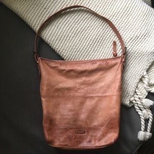 Frye hobo bag tan